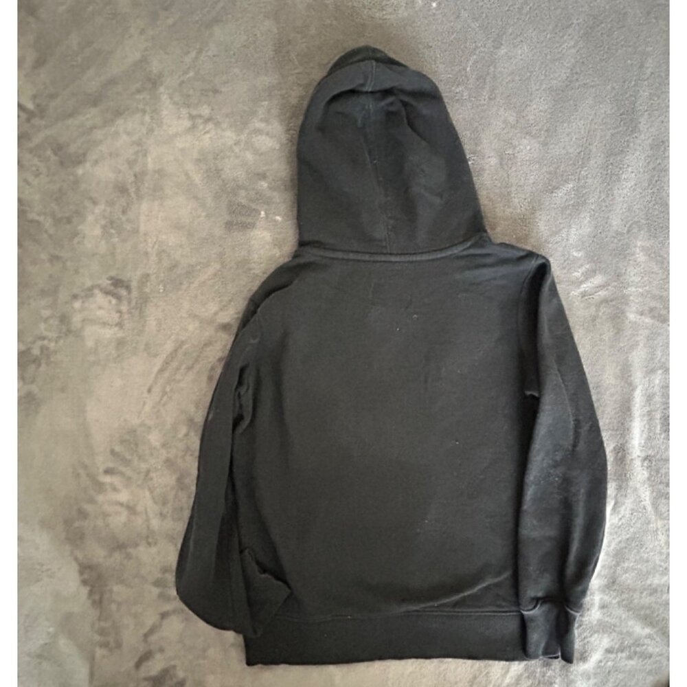 Black Hurley pullover Hoodie Kids Medium Kangaroo pocket Sz M - Picture 4 of 8